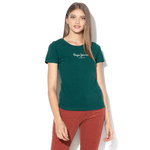 Pepe Jeans dámské zelené tričko Virginia - L (681)